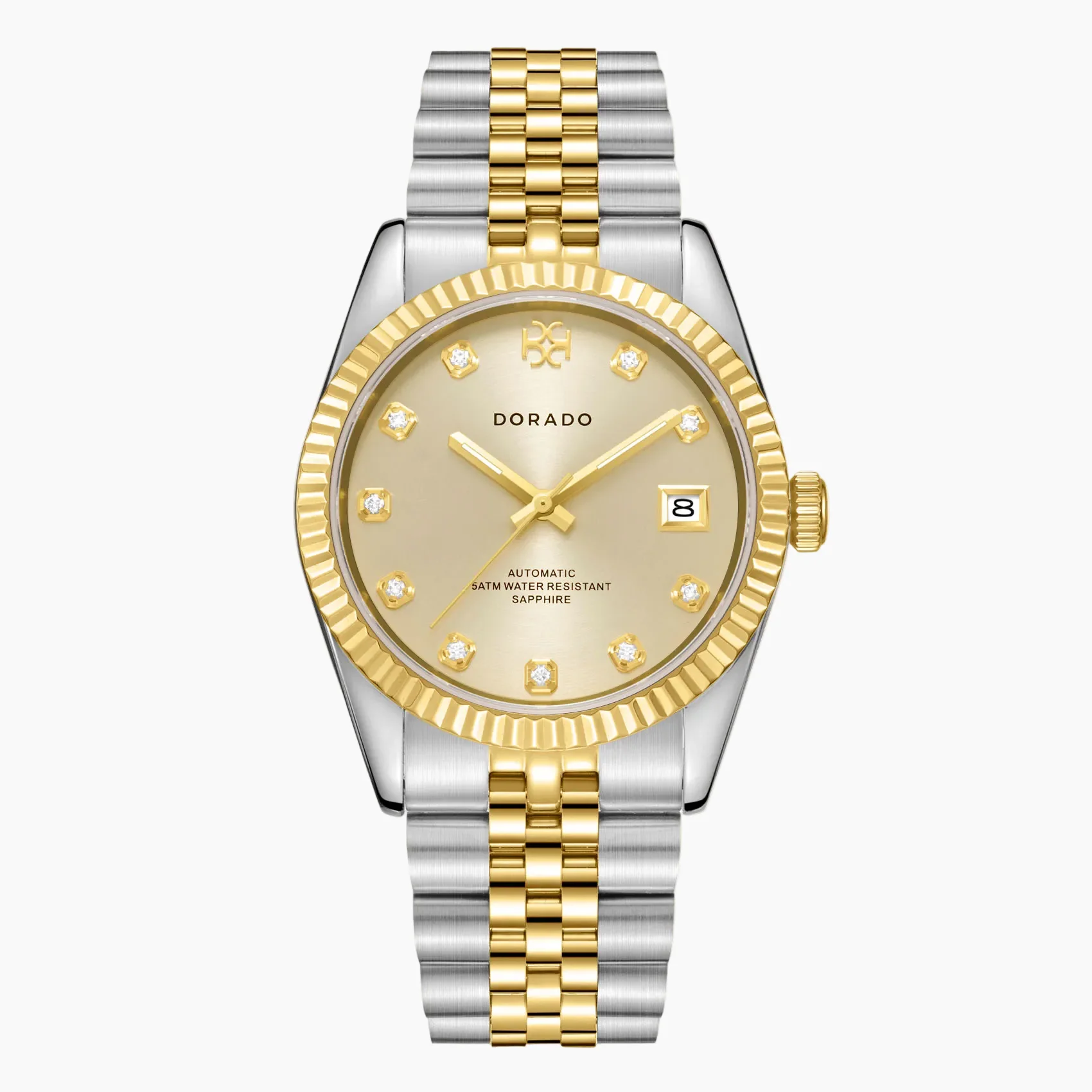 DORADO Two Tone Timeless Watch - Gold