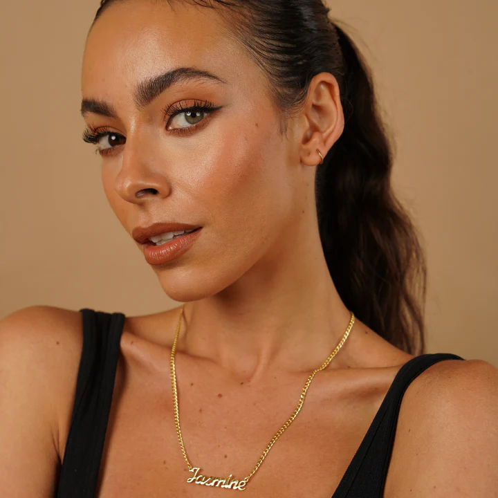 Custom Name Necklace w/ Cuban Chain - Image 10