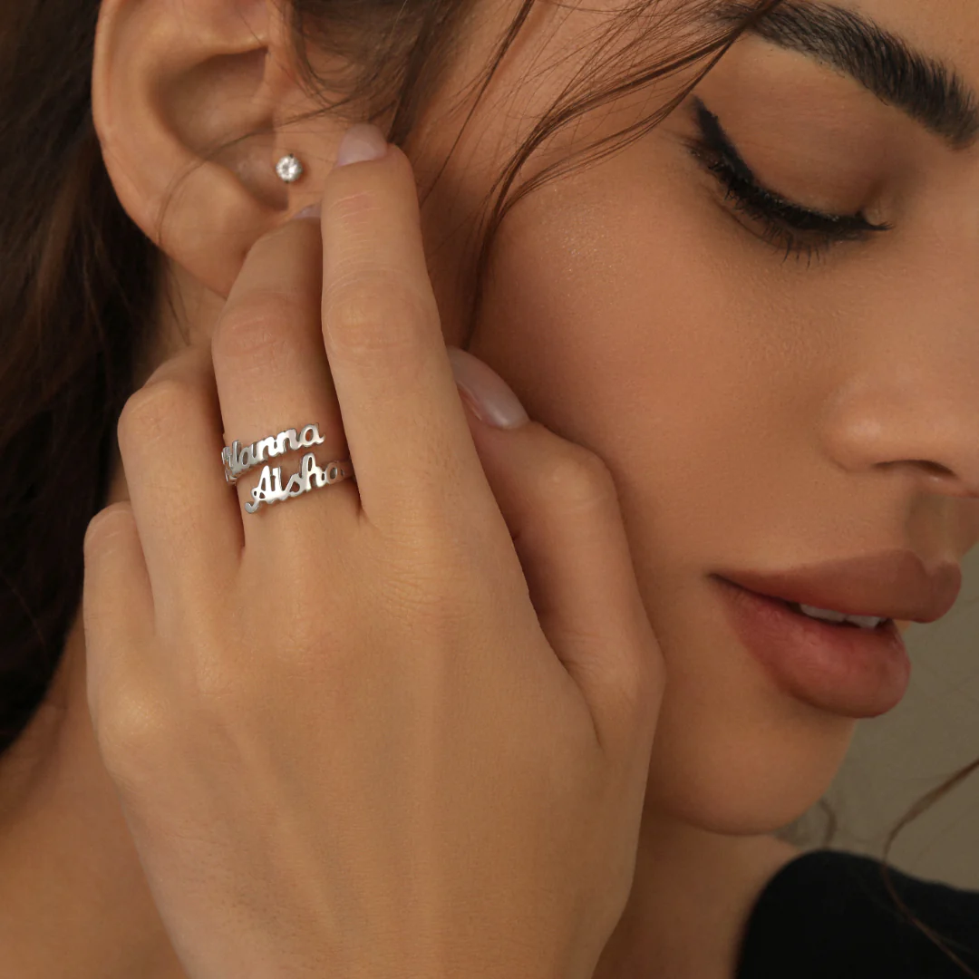 Double Name Ring - Image 2