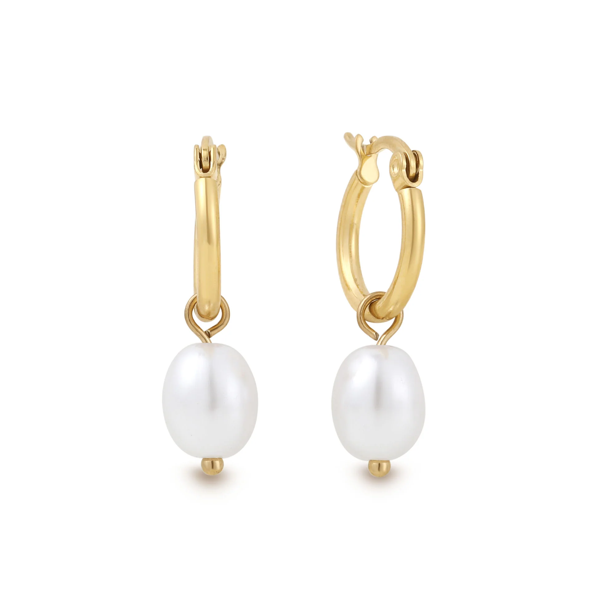 Freshwater Pearl Charm Earrings - Image 9