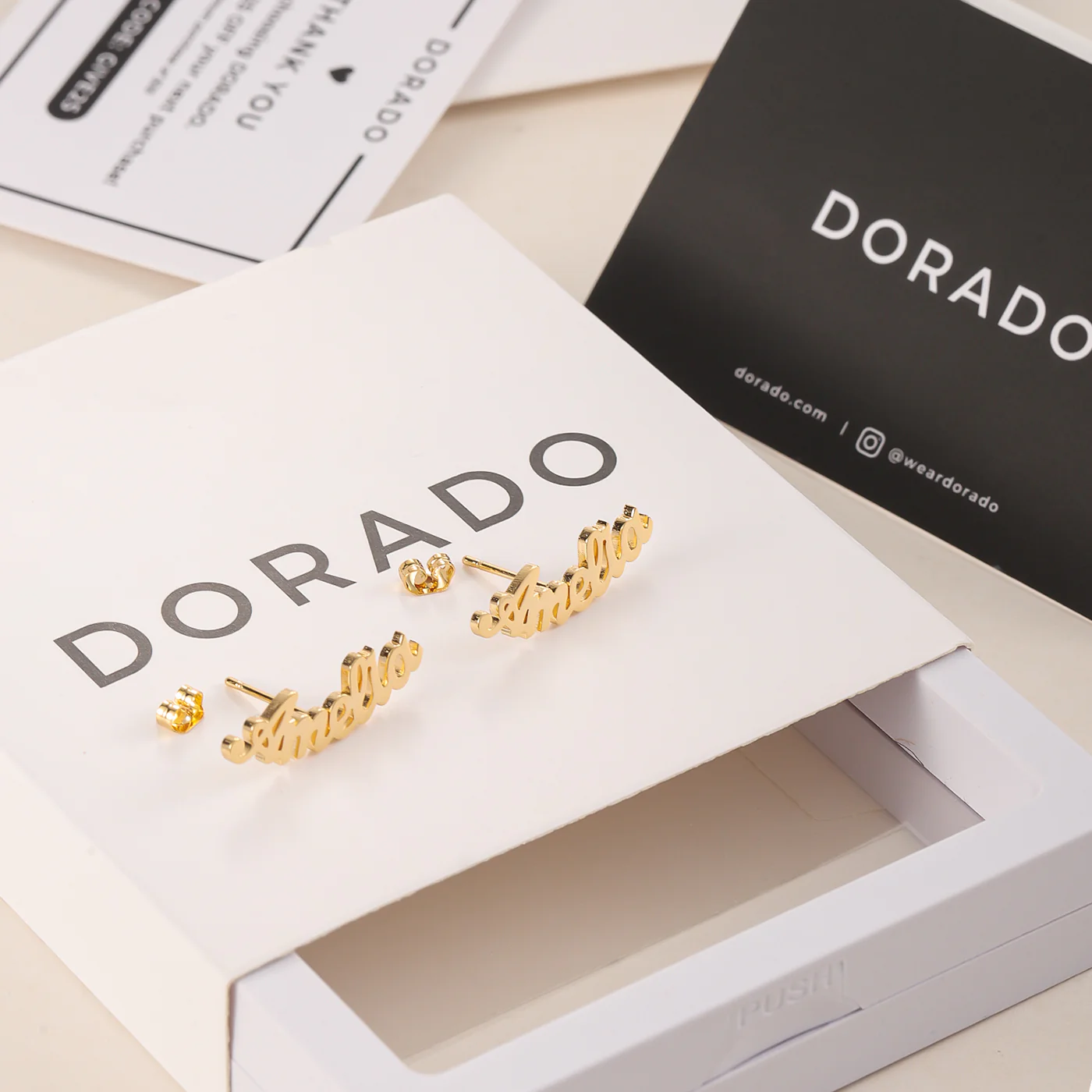 Name Stud Earrings - Image 3