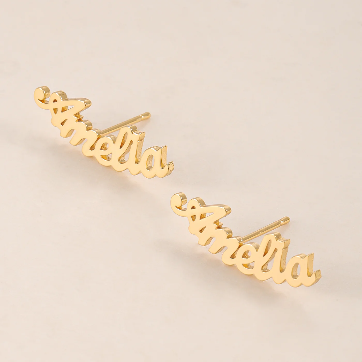 Name Stud Earrings - Image 5