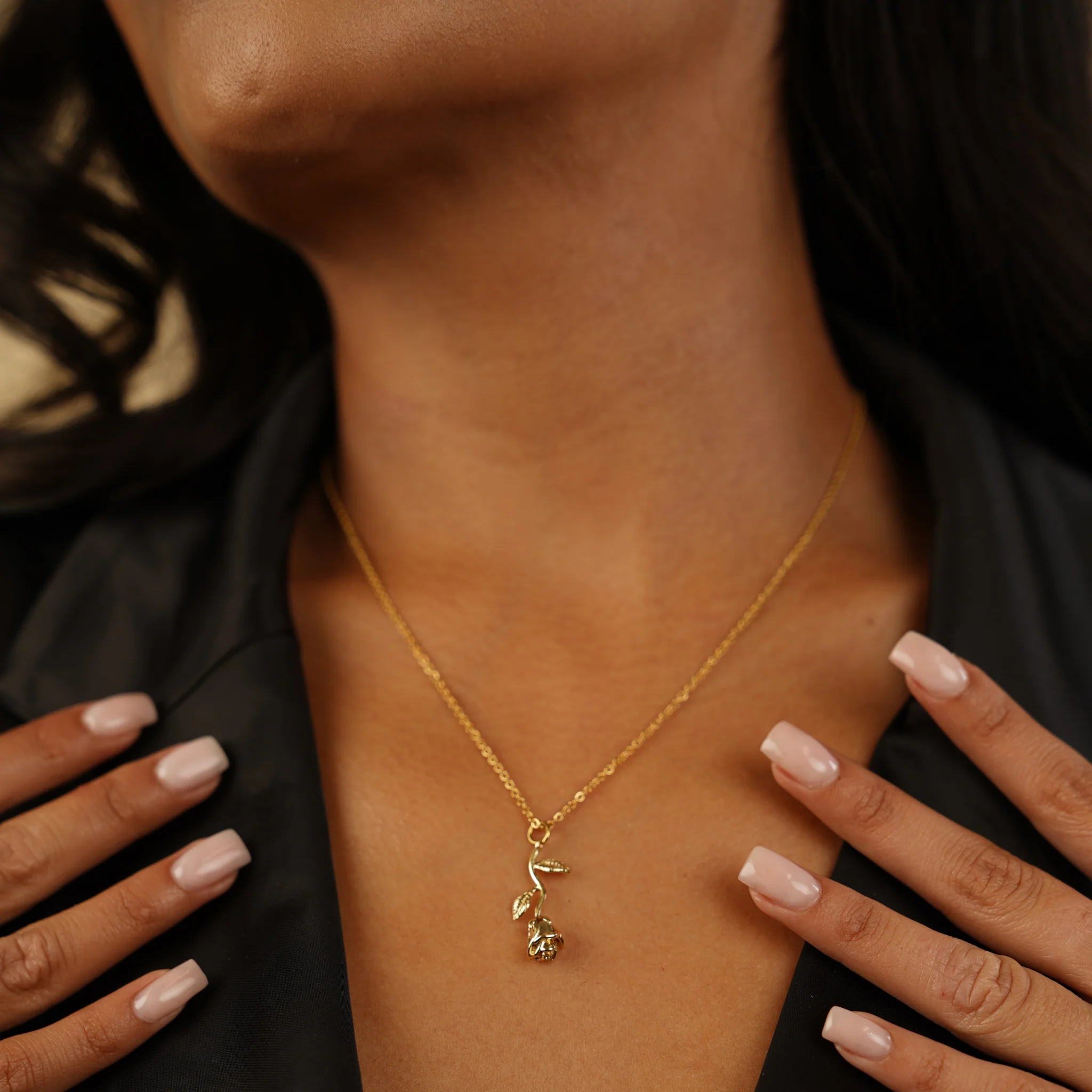 Rose Pendant Necklace - Image 8