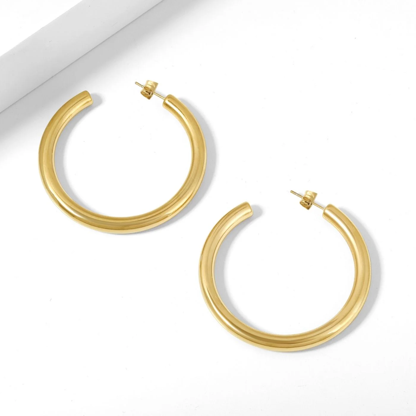 Thick Hoop Earrings - Image 10